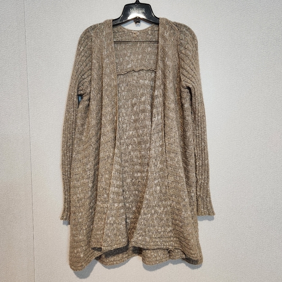 Free People Sweaters - Free People Open Front Long Cardigan Wool Blend Small